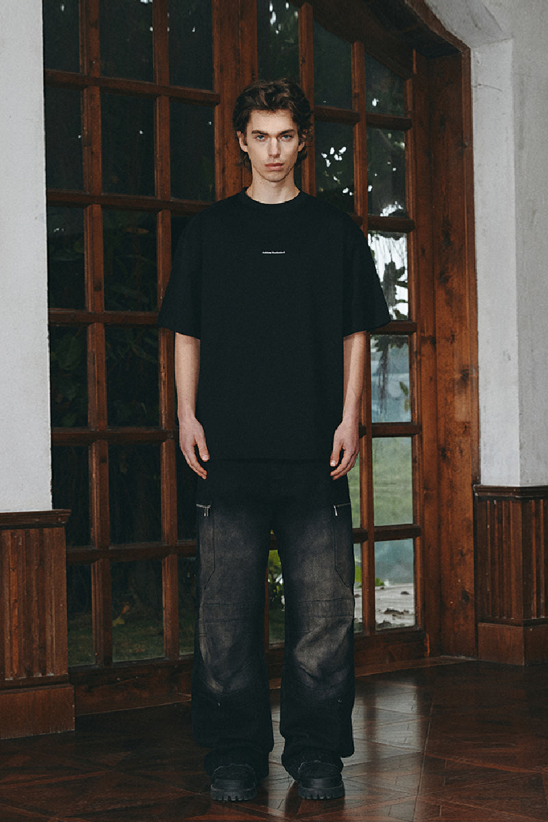 Minimalist Letter Print Tee