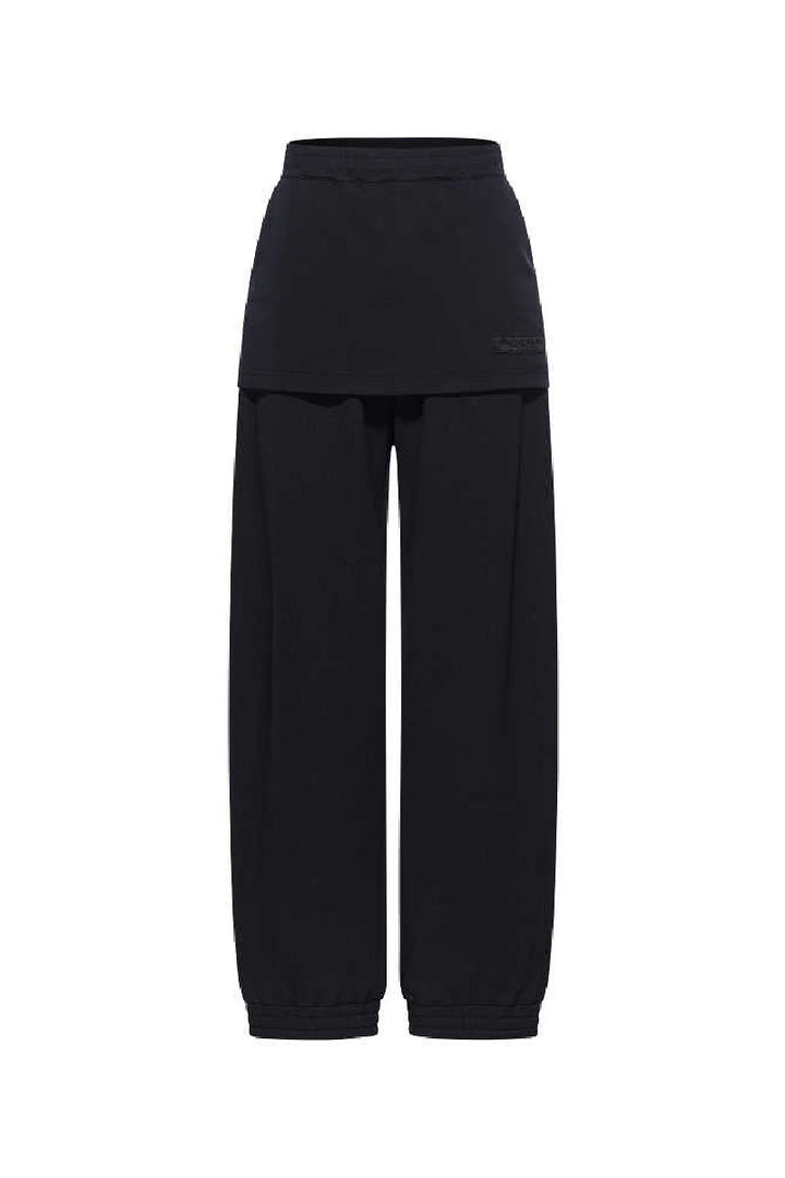Layered Jogger Sweatpants