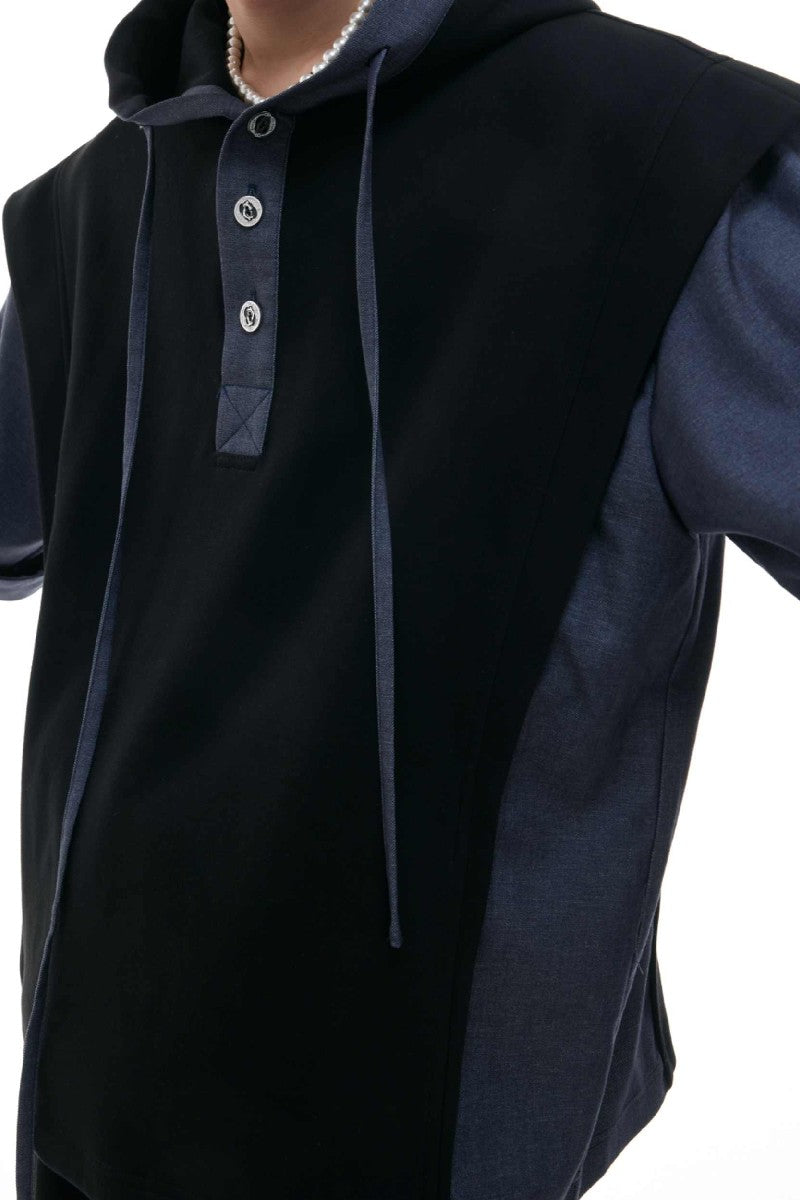 Hooded Panel Design Tee