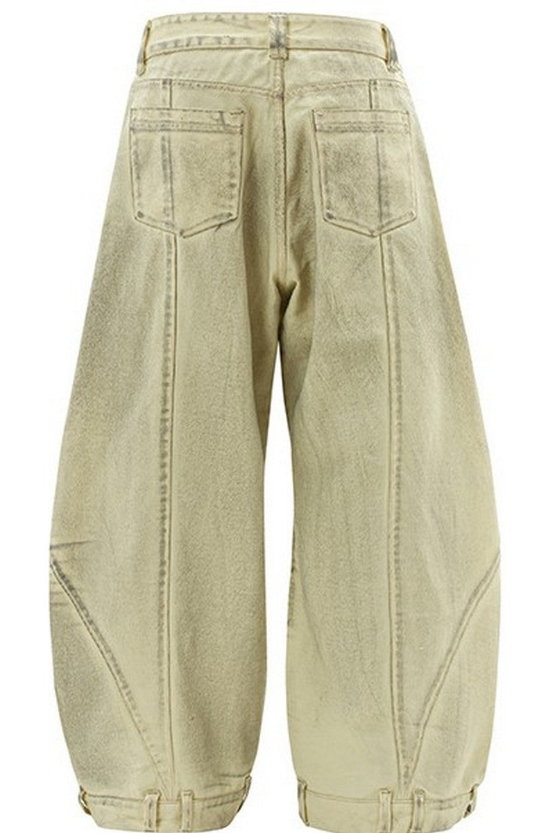 Patchwork Blade Baggy Jeans