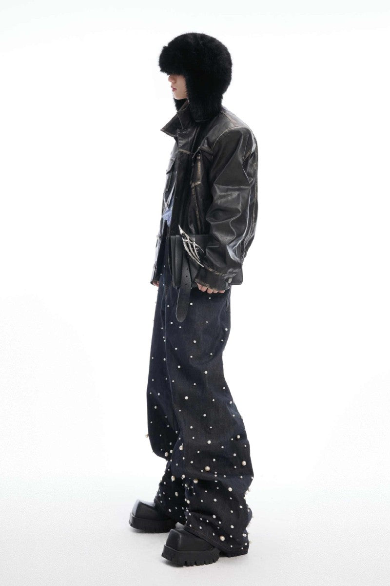 Hand-Sewn Pearl Selvedge Jeans