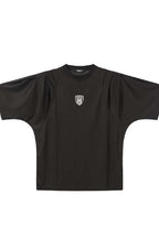 Oversized Pleated Logo Tee