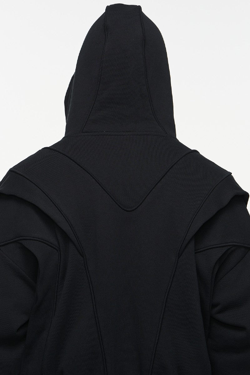 Layered Zip Line Spring Hoodie Jacket - Blind/No Plan – Copping Zone