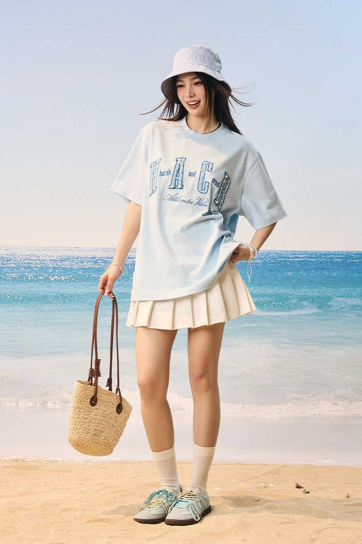 Patch Pearl Loose Fit Tee