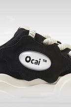 Black Smile Canvas Sneakers