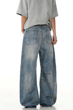 Textured Blue Blade Jeans