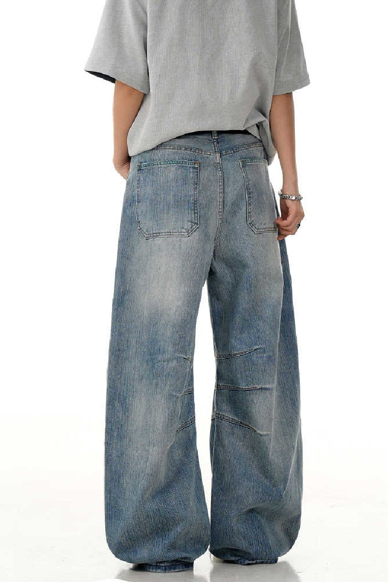 Textured Blue Blade Jeans