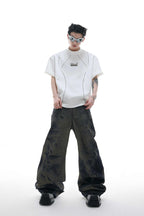 Deconstructed Cotton Metal Tee