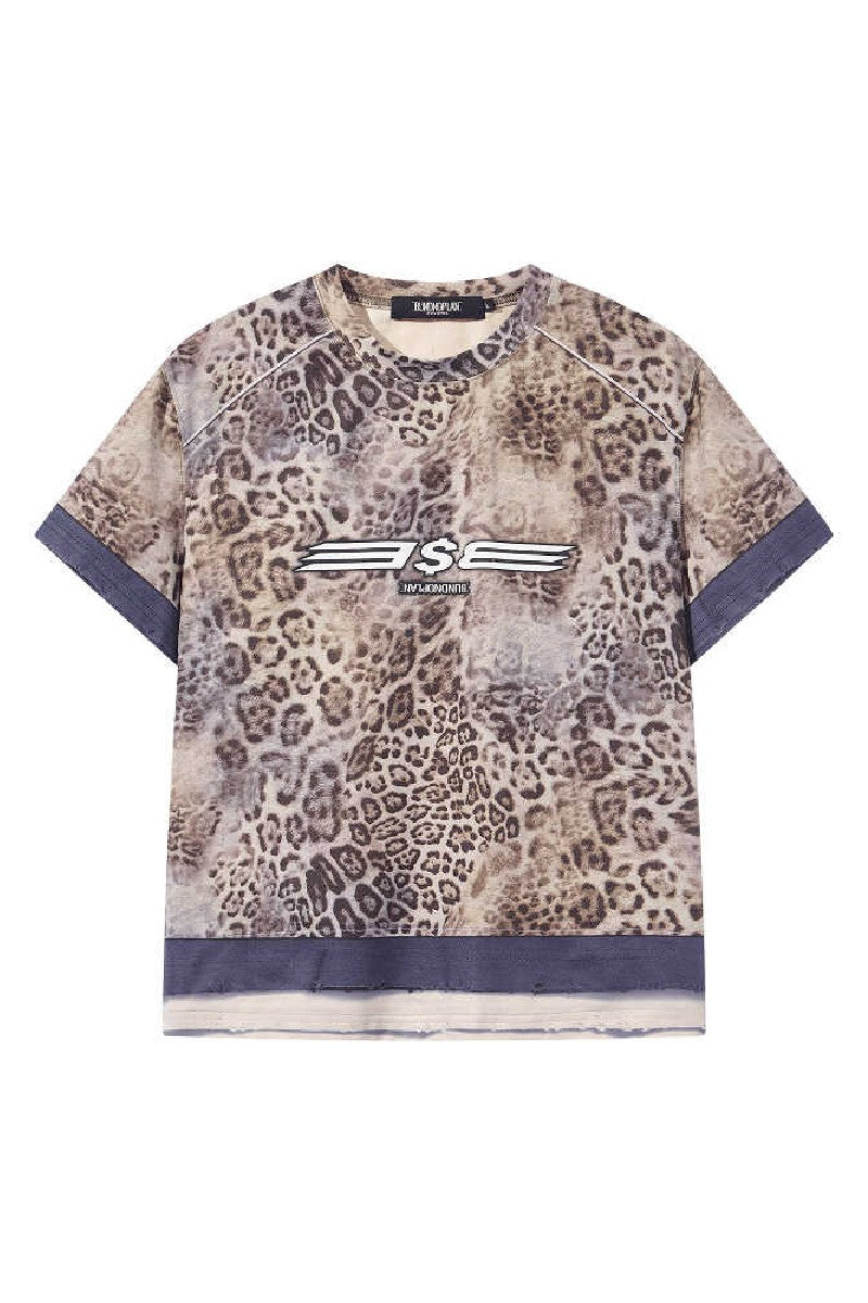 Leopard Print Graphic Tee