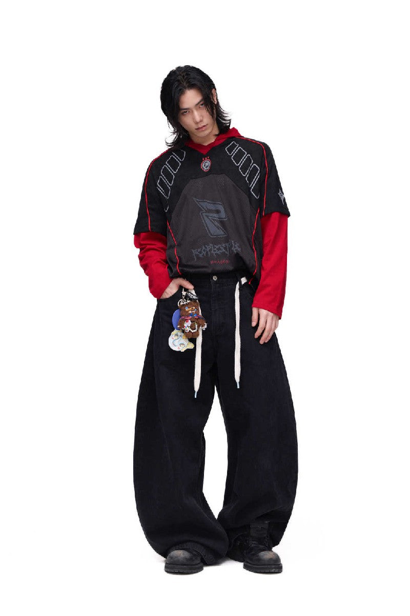 Racing Layered Dry Fit Hoodie