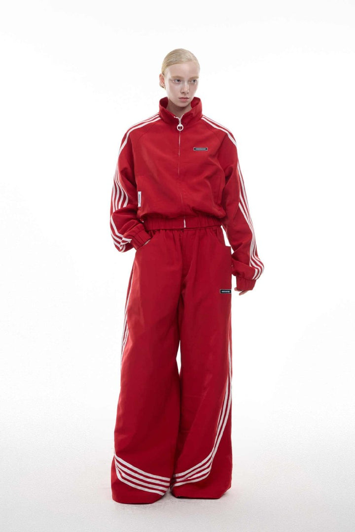 Striped Retro Track Jacket