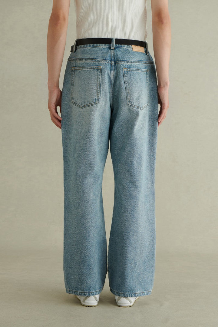Classic Ice Blue Flared Jeans