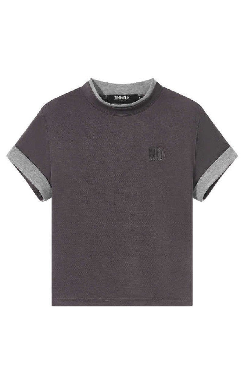 Layered Embroidery Graphic Tee