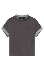 Layered Embroidery Graphic Tee