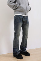 Washed Flared Jeans