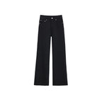 Classic Black Straight-Leg Trousers