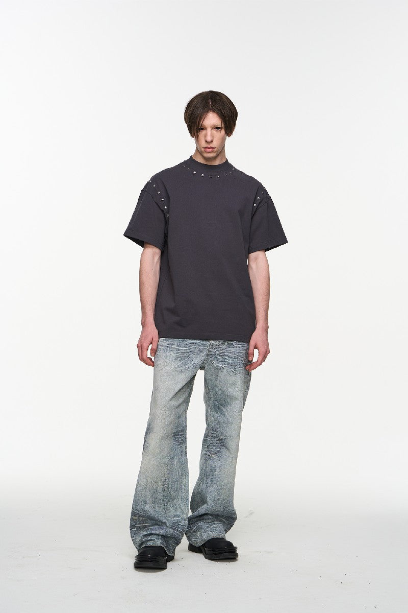 Metal Stud Cotton Diverse Tee