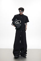 Deconstructed Buckle Shoulder Tee