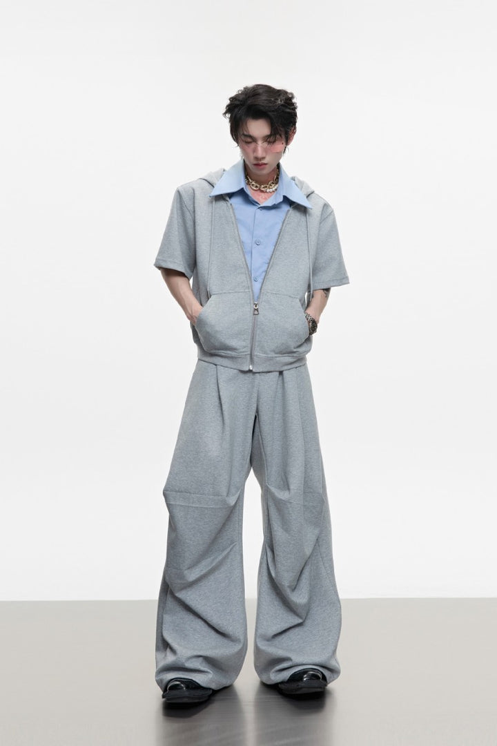 Hooded Patchwork Shirt