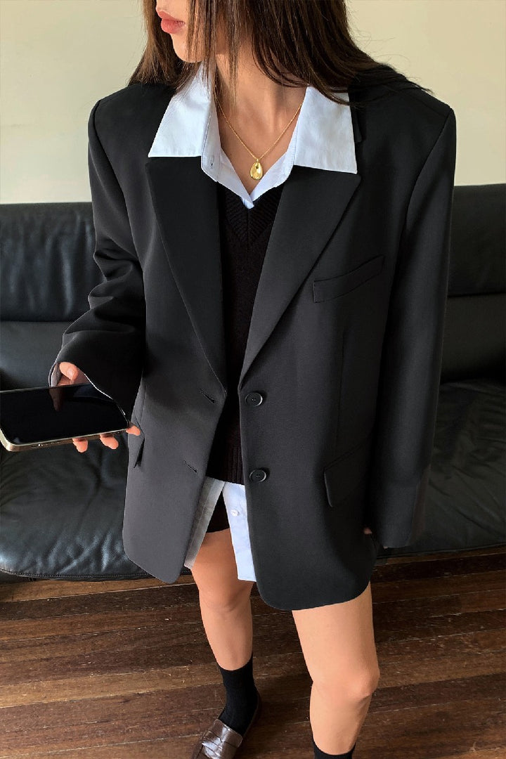 Retro Elegant Suit Jacket