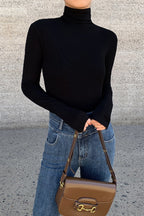 Slim Fitting Knit Turtleneck
