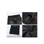 Distressed Straight Loose Jeans