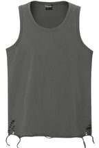 Layered Distressed Cotton Tank