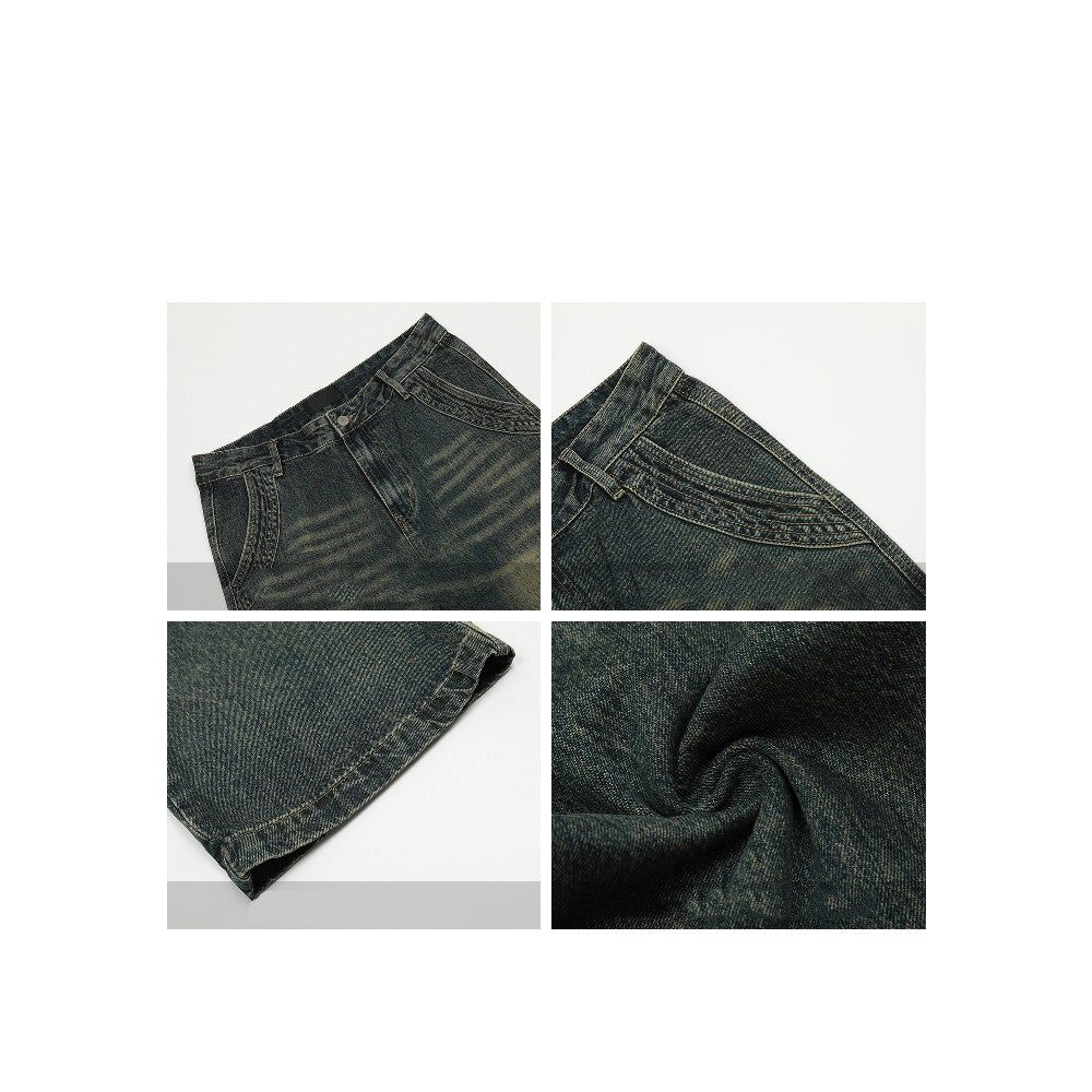 Straight Loose Work Jeans