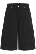 Multi Pocket Cropped Work Shorts
