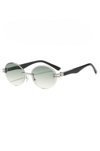 Silver Frame Double Green Sheet
