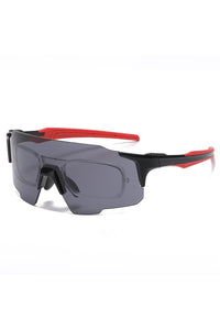 Black Red Frame Gray Tablet (Without Inner Ring)