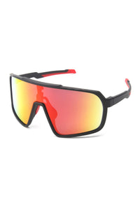 Sand Black + Gray Plated Red Film