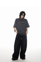 Metallic Thread Embroidered Tee