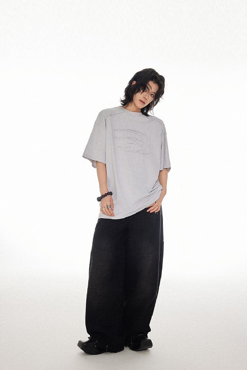 Patchwork Logo Cotton Tee