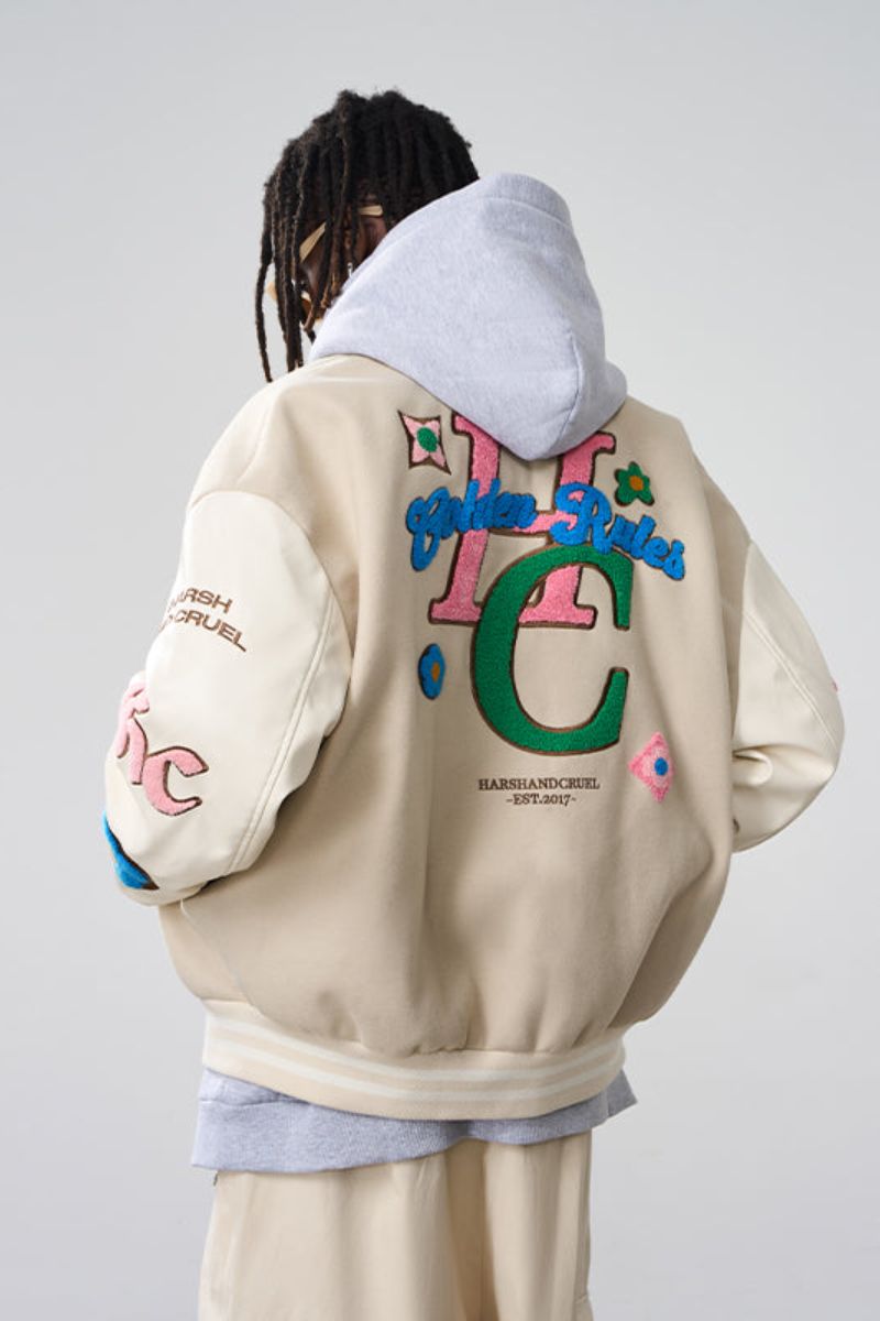 New Century Embroidered Varsity Jacket – Copping Zone