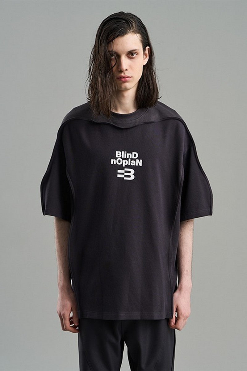 Irregular Loose Logo Tee