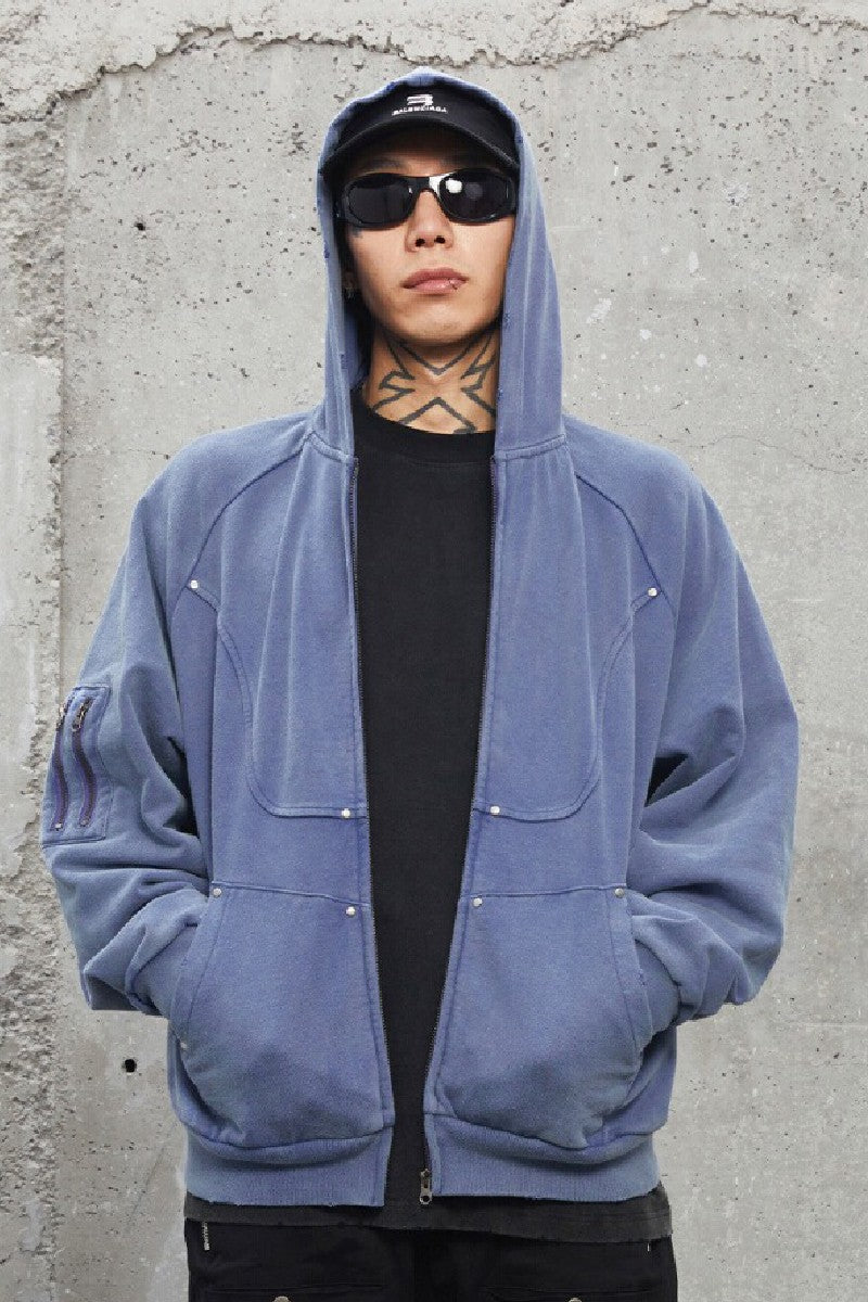 Structure Zip Up Hoodie