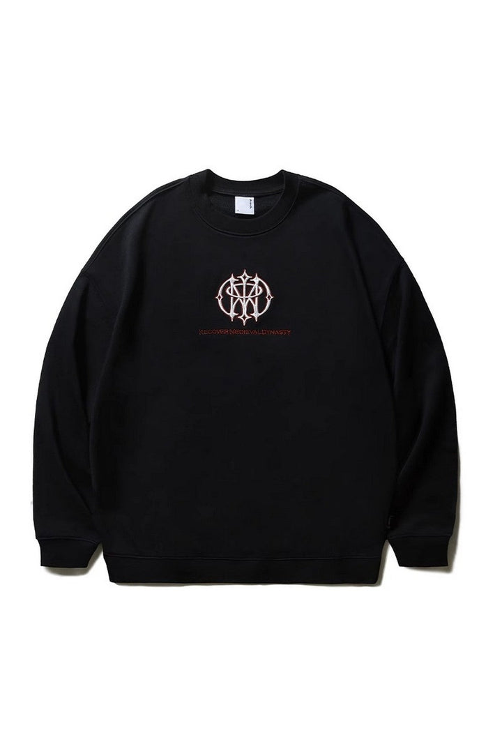 Embroidered Round Logo L/S Tee