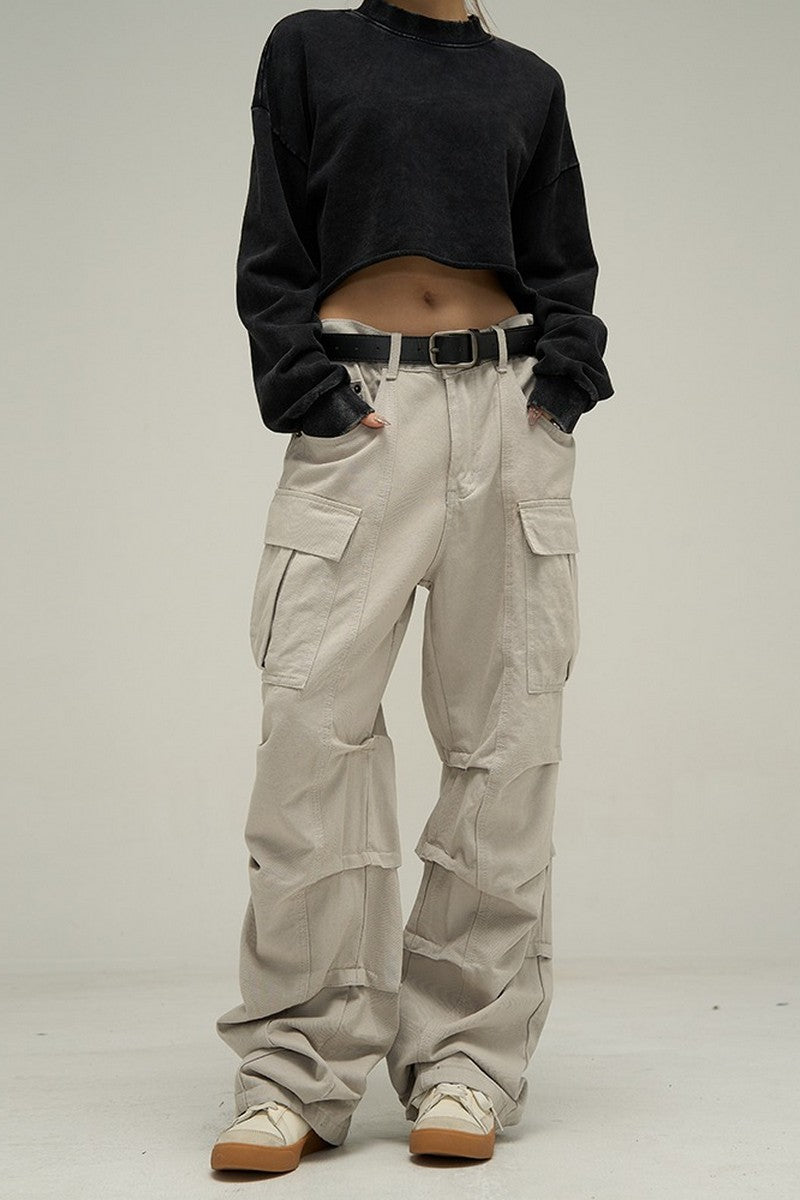 Pleated Oversized Trousers