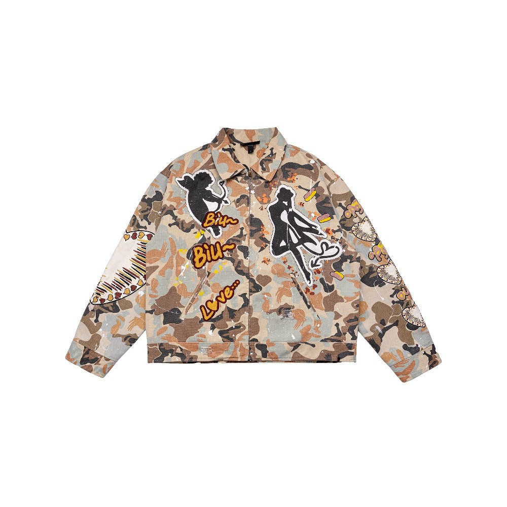 Embroidered Patches Jacket