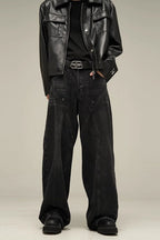 Structure Oversized Jeans
