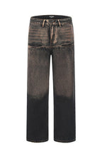 Retro Washed Stitched Jeans