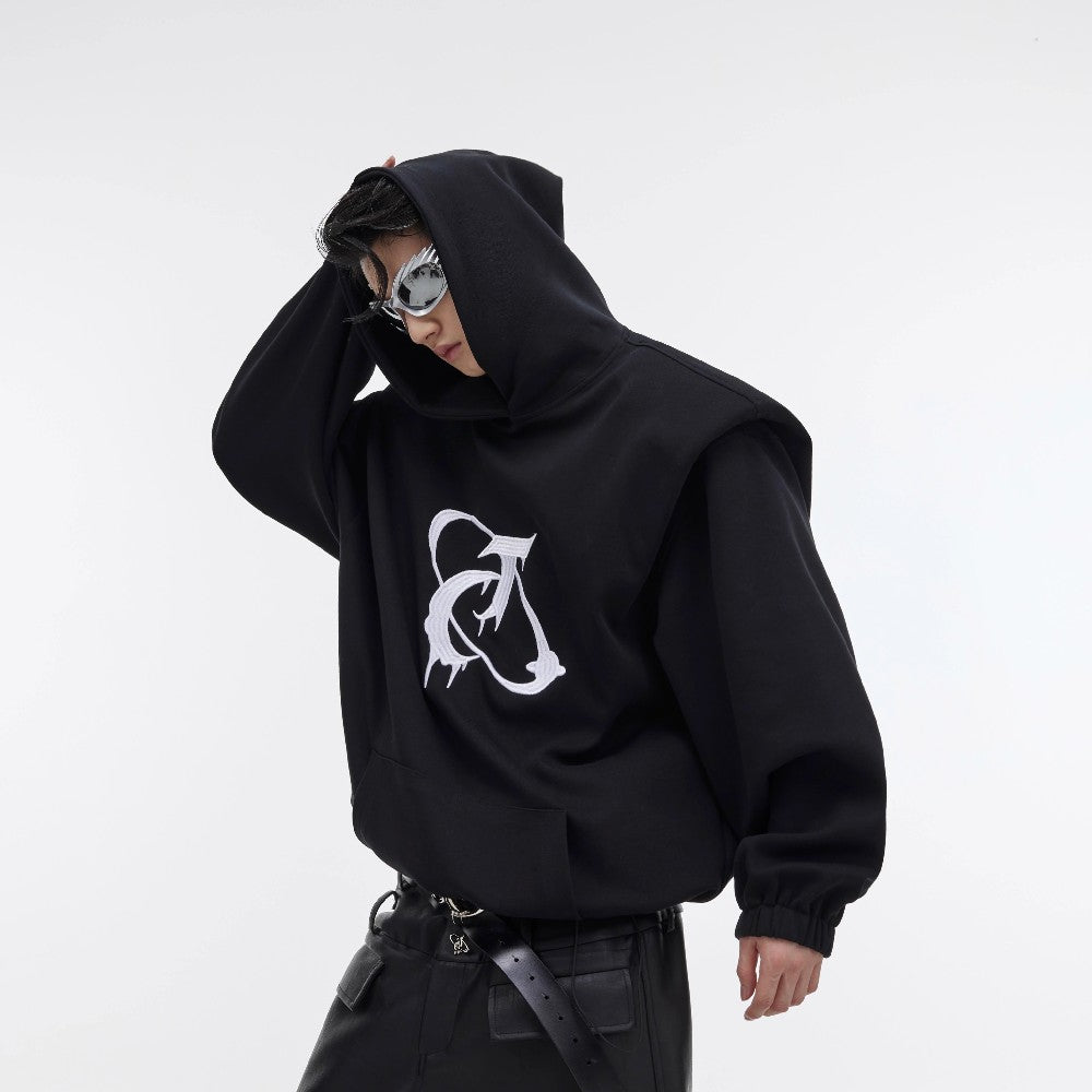 Embroidered Logo Hoodie