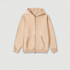 Washed Fleece Zip-Up Hoodie