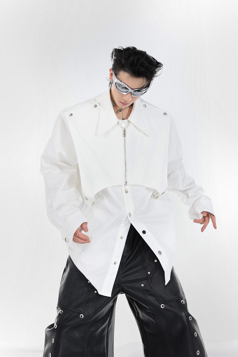 Double Layer Structure Shirt