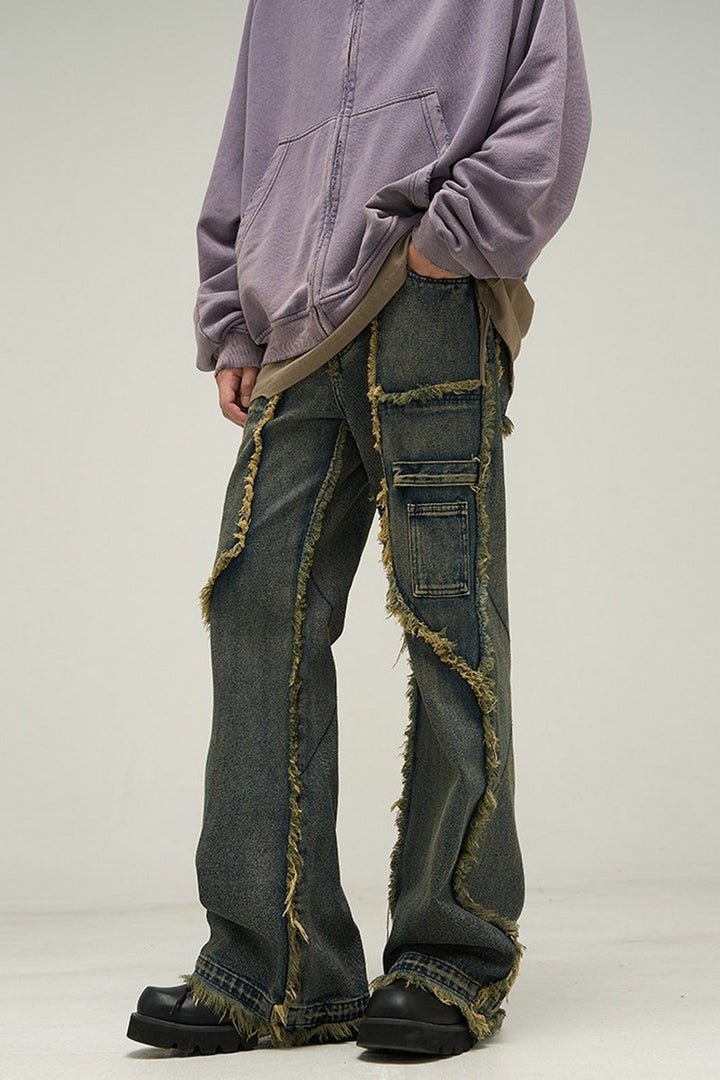 Retro Distressed Jeans