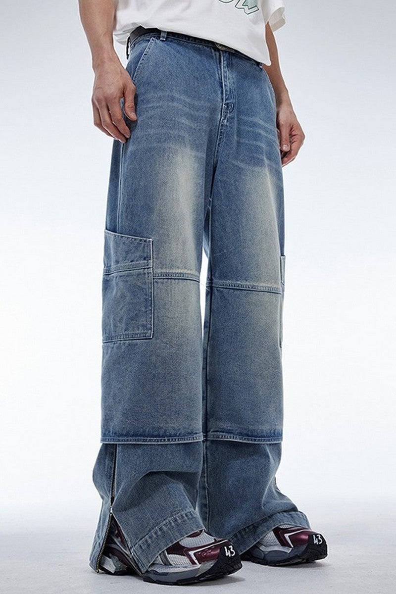 Layered Loose Jeans – Copping Zone