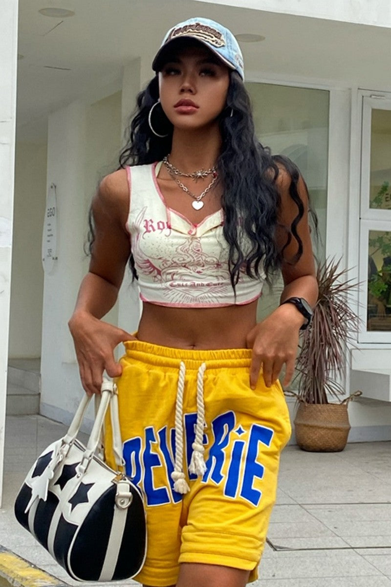 Embroidered Logo Shorts