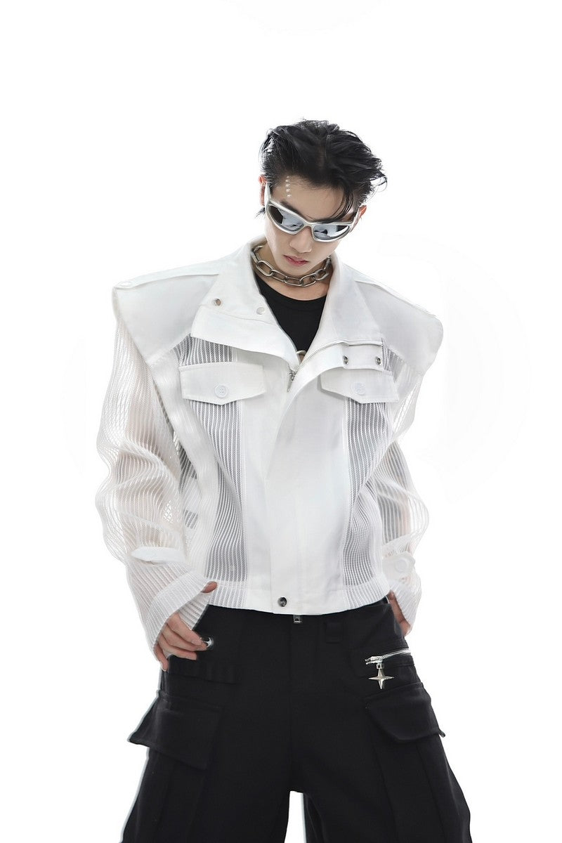 Mesh Moto Jacket