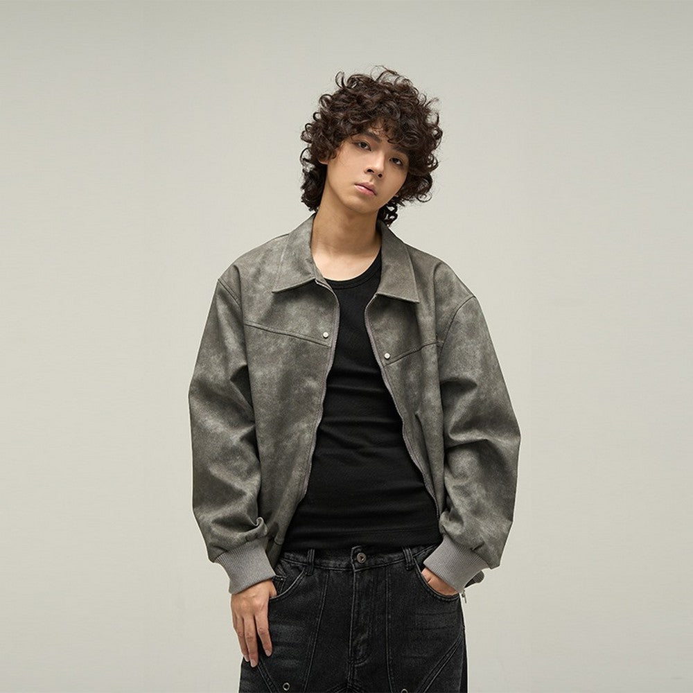 Leather Work Jacket